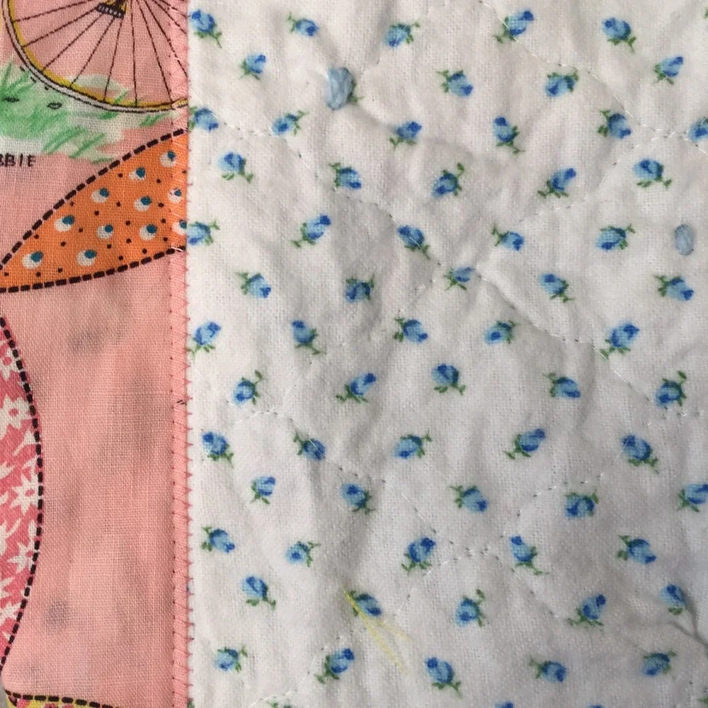 Holly Hobbie Quilt Baby Blanket 41x38